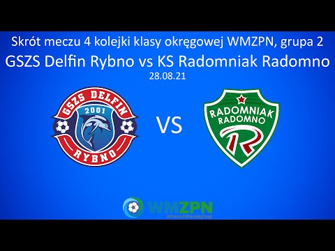 Skrót meczu GSZS Delfin Rybno vs KS Radomniak Radomno 28.08.21
