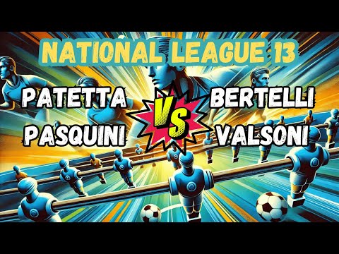 Patetta - Pasquini VS Bertelli - Valsoni | National League 13