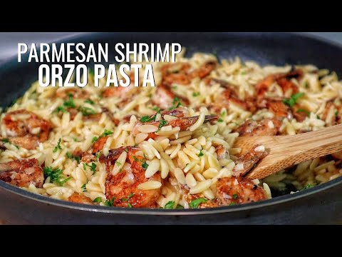 The BEST Shrimp Orzo Recipe You'll EVER Make!