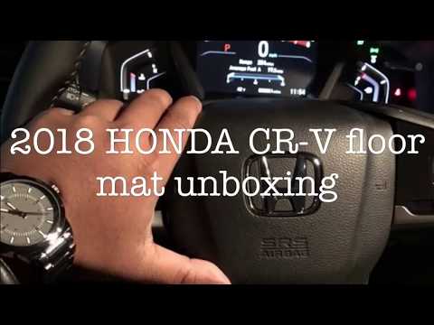 2018 HONDA CR-V genuine OEM floor mats unboxing and install