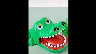 #shortsvideo  Aww!! it&#39;s hurt&#39;s!! #crocodile biting me... #toys