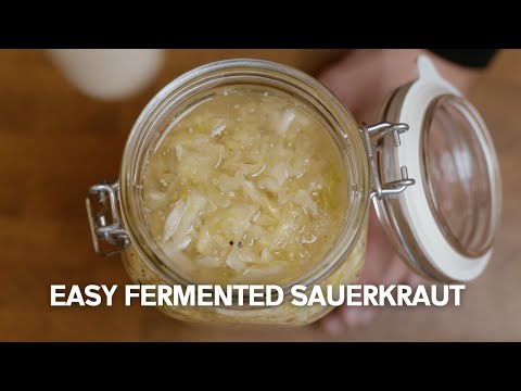 The Easiest Fermentation Recipe: Sauerkraut