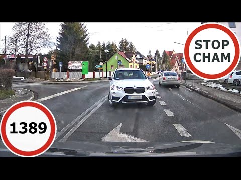 Stop Cham #1389 - Niebezpieczne i chamskie sytuacje na drogach