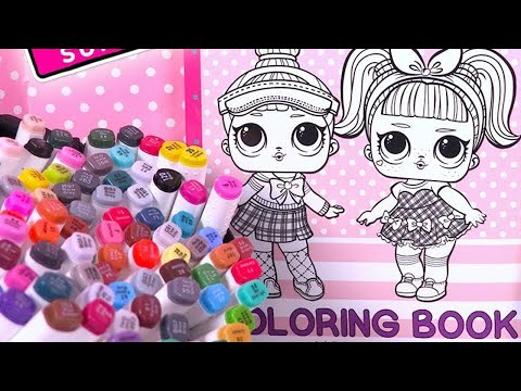 Coloriage Coloring Book Loisirs Créatifs Poupées LOL