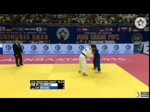Judo 2015 Grand Prix Ulaanbaatar: Mollaei (IRI) - Ressel (GER) [-81kg] bronze
