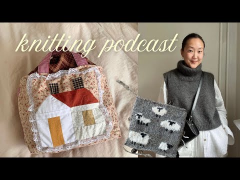 February Knits | Finished Daydreamer Cardigan | Beginnings of Montpellier Slipover | New Project Bag