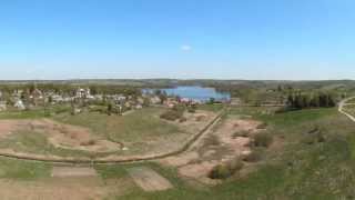 preview picture of video 'Giedraičiai nuo vandens bokšto / Panorama of Giedraiciai'