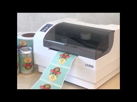 Image of Primera LX600e Colour Label and Tag Printer - up to 127 mm (5inch) width video thumbnail
