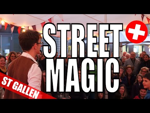 Street Magic In SWITZERLAND | Street Festival Aufgetischt St. Gallen 2023