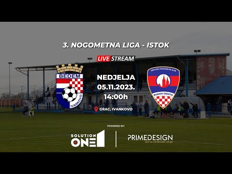 3. NL ISTOK XII. kolo | NK Bedem Ivankovo - HNK Croatia Đakovo |
