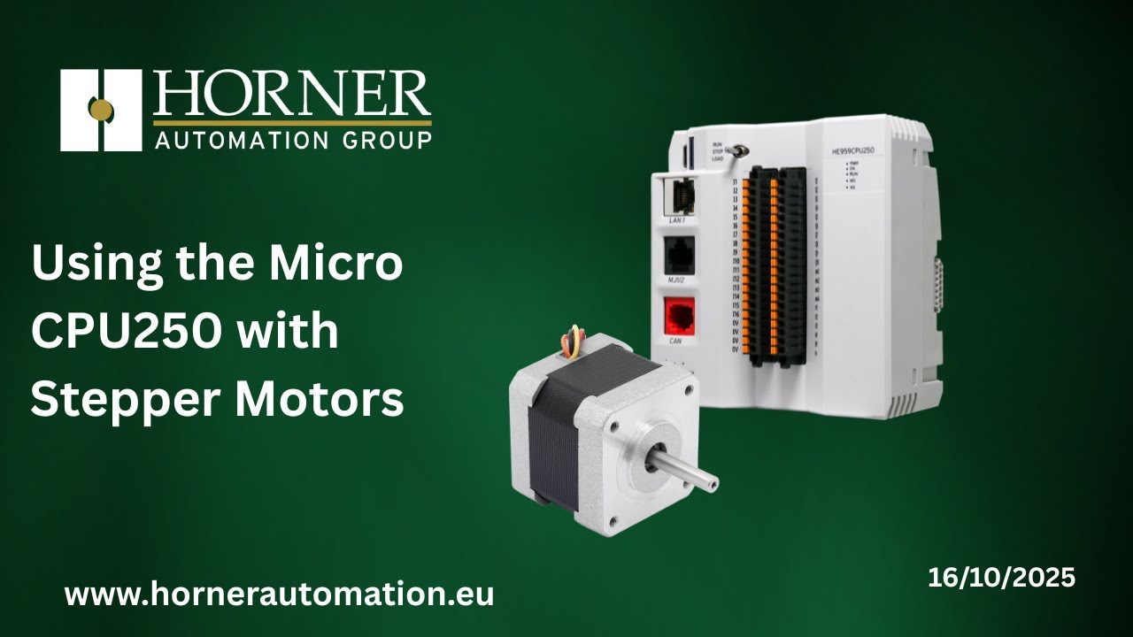 Using the Micro CPU250 with Stepper Motors