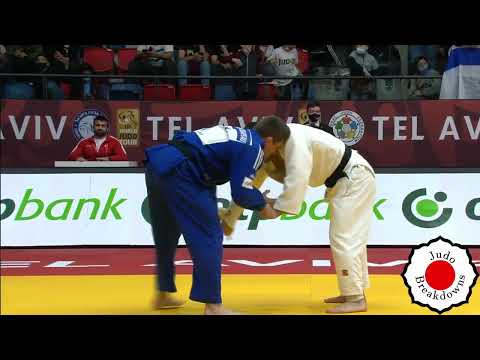 Judo Mens - Vedat Albayrak vs. Francois Gauthier-Drapeau - U81 Grand Slam Tel Aviv 2022
