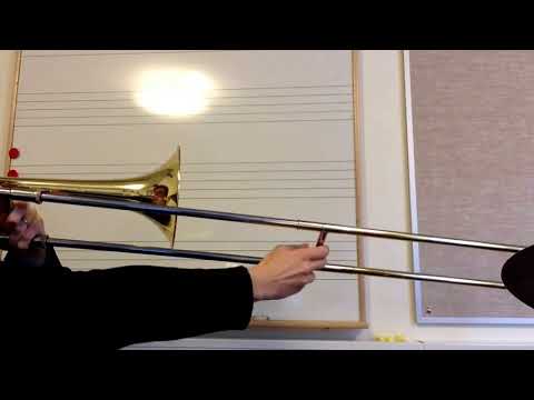 Årets premiärlåt - trombon - övningshjälp