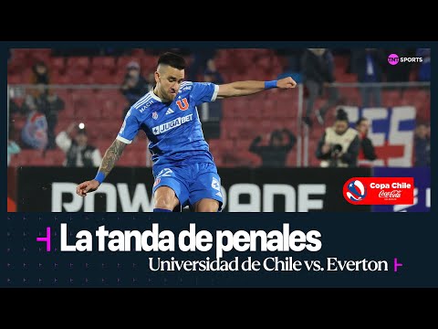 La tanda de penales entre U. de Chile y Everton - Copa Chile Coca-Cola Sin Azúcar 2024