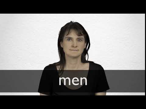 How to pronounce MEN in British English