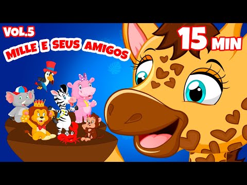 Mille e seus Amigos Vol. 5 - Giramille 15 min | Desenho Animado Musical
