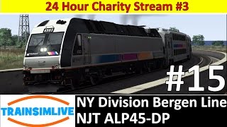 24 Hour Stream S03E15 - NY Division Bergen Line, NJT ALP45-DP