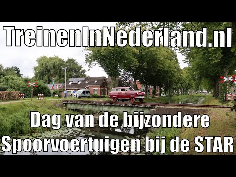 Dag van de bijzondere Spoorvoertuigen bij de STAR in Stadskanaal