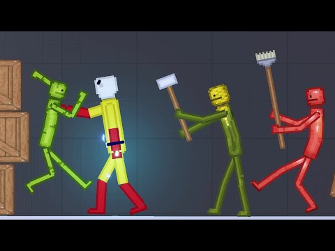 Saitama VS Melon Humans in People Playground