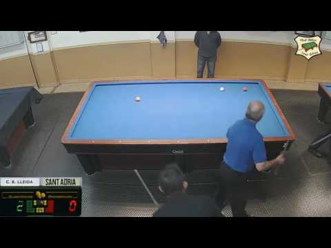 5ª JORNADA LIGA CATALANA 3 BANDAS PRIMERA DIVISION - SANT ADRIA  VS LLEIDA