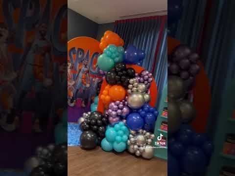 Space jam 🪐 birthday party #spacejamanewlegacy #spacejamparty #foryou #fyp #parati #viralvideo