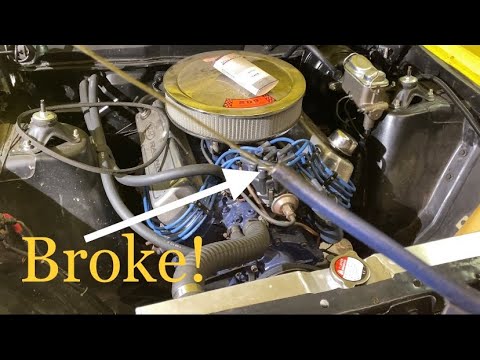 How to replace broke off oil dipstick on ford 289/302/351w