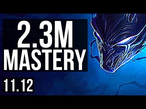 NOCTURNE vs SYNDRA (MID) | 2.3M mastery, 1300+ games, 14/2/6, 6 solo kills | KR Master | v11.12