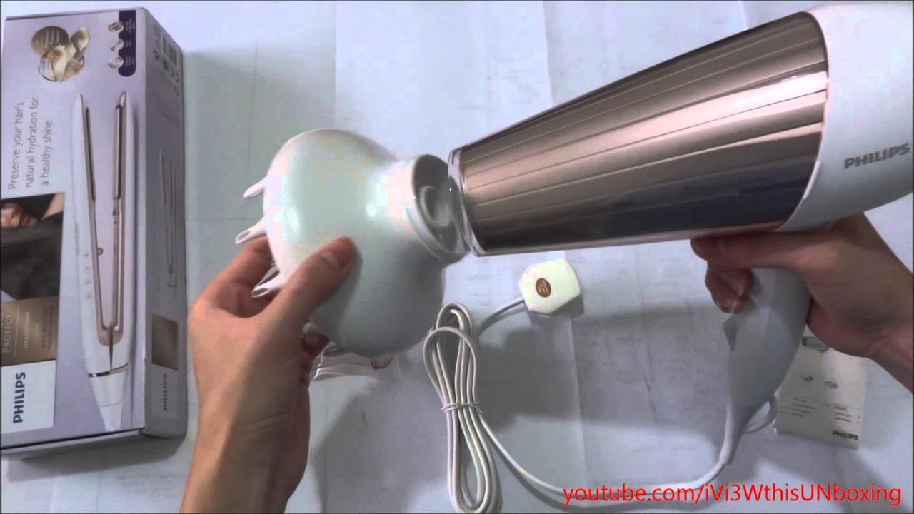 Philips Moisture Protect Dryer and Straightener Unboxing