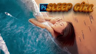 Adobe Photoshop Tutorial #4 Sleep Girl (Photo-Manipulation) Learn Creative Digital Art
