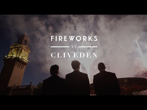 Wedding Firework Display at Cliveden House