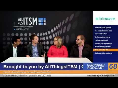 ITSM Global Podcast – Service Management 15 – Dave O'Reardon