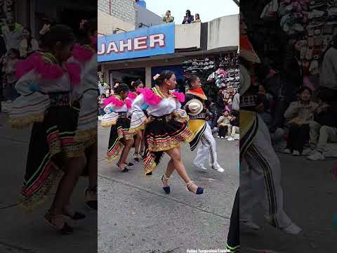 Desfile folklórico Pelileo Tungurahua Ecuador #danza #cultura #tradicion
