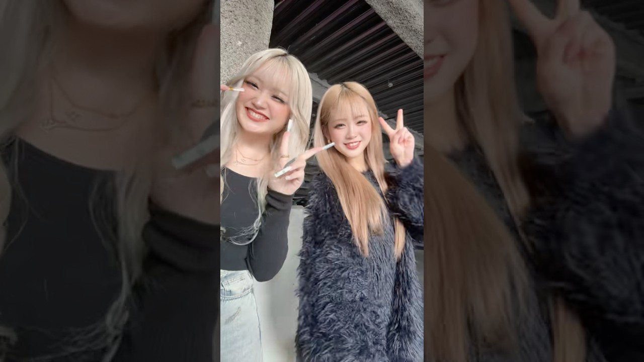 れみららお泊まり会🩵🩵 #ららちゅーぶ #ギャル #kogyaru #コギャル #gyaru #gyarumakeup #ギャルメイク