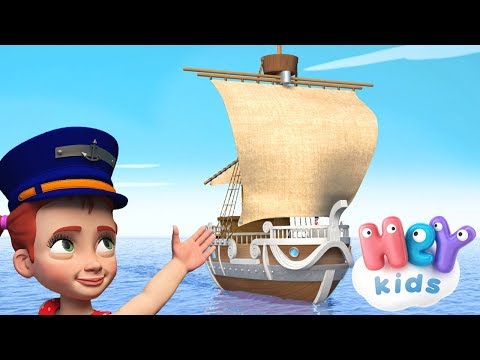 Maman Les Petit Bateaux comptine + karaoke ⛵ HeyKids