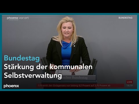 Bundestagsdebatte zur Stärkung der kommunalen Selbstverwaltung am 06.06.24