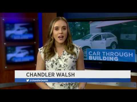 Oxford Car Through Building - June 20th, 2019