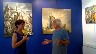 preview picture of video 'L'artiste peintre Gabriel Boghossian expose à la Galerie de Gajac, Villeneuve sur Lot'
