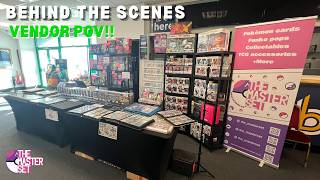 The reality of selling at a UK card show (VENDOR SET UP POV)