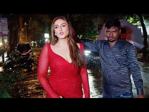 Birthday Girl Huma Qureshi looks super beautiful, arrived for celebrates her Birthday Party