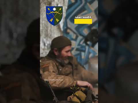 Russian Shelling Starts During Interview of Ukrainian Soldiers #warinukraine