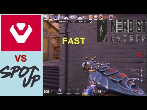 Sentinels vs Spot Up | HighLights | First Strike Qualifier by Nerd Street Gamer  | Round of 16