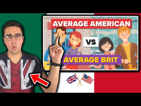 Average American vs Average British Person REACTION