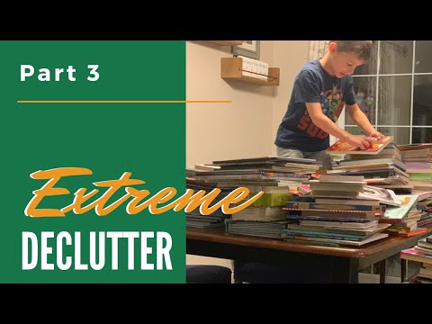 EXTREME DECLUTTER - KONMARI Kids Clothes and Kids Books - [Extreme Declutter Series Part 3]