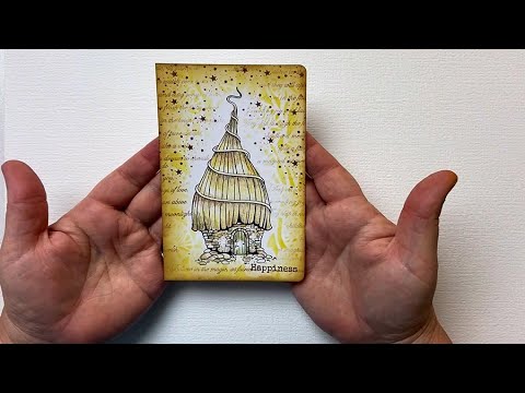 Bumble Lodge in the Autumn by Karen Telfer - A Lavinia Stamps Tutorial