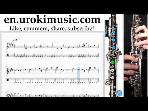 Oboe lessons Silvestre Dangond Nicky Jam - Cásate Conmigo Sheet Music Tutorial Part#1 um-i352