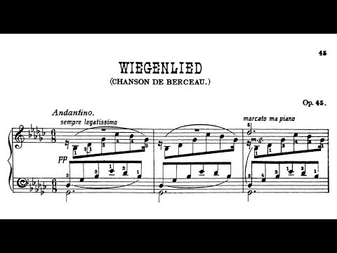 Adolf Henselt | Wiegenlied, Op.45