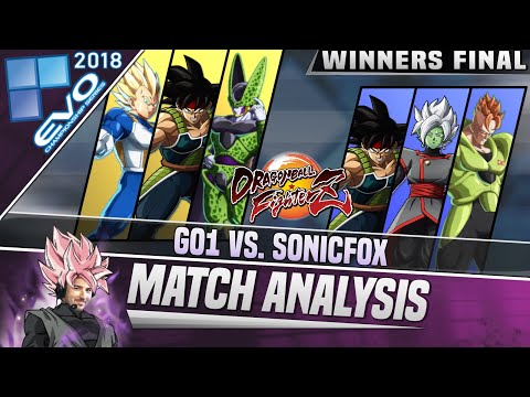 DBFZ Match Analysis: EVO 2018 Top 8 WINNERS FINAL - Go1 vs. SonicFox