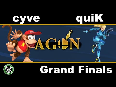 AGON - pM | cyve (Diddy Kong) Vs. quiK (ZSS) - Grand Finals - Smash 4
