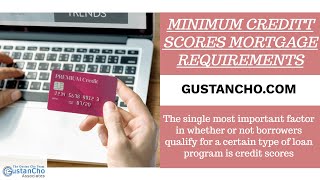 Minimum Credit Scores Mortgage Requirements