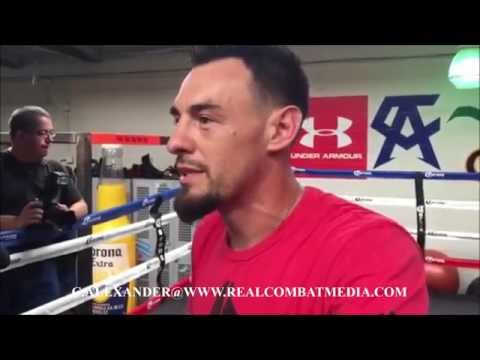 ROBERT GUERRERO TALKS MAYWEATHER THURMAN REMATCHES! 140LBS? GUERRERO VS MARTINEZ 6/6/15 #PBConNBC